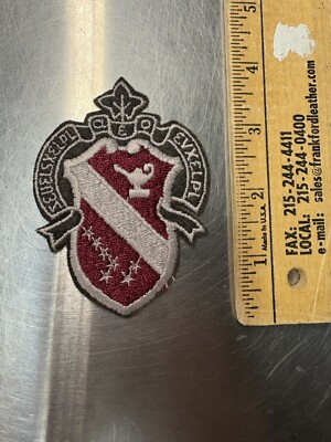 Alpha Phi 4'' Embroidered Crest Patch New, - RARE - FREE SHIPPING