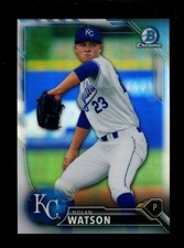NOLAN WATSON ⚾ 2016 Bowman Chrome Prospects #BCP86 Refractor #/499 Royals