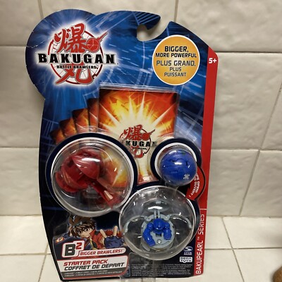 Bakugan BakuPearl B2 Bigger Brawlers Series 1 Starter 3 Pack - New & Sealed 2008