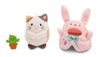 Nici Mymochi Kuscheltier Set Katze Angy Mit Kaktus U. HasenkostüM In Geschenkbox