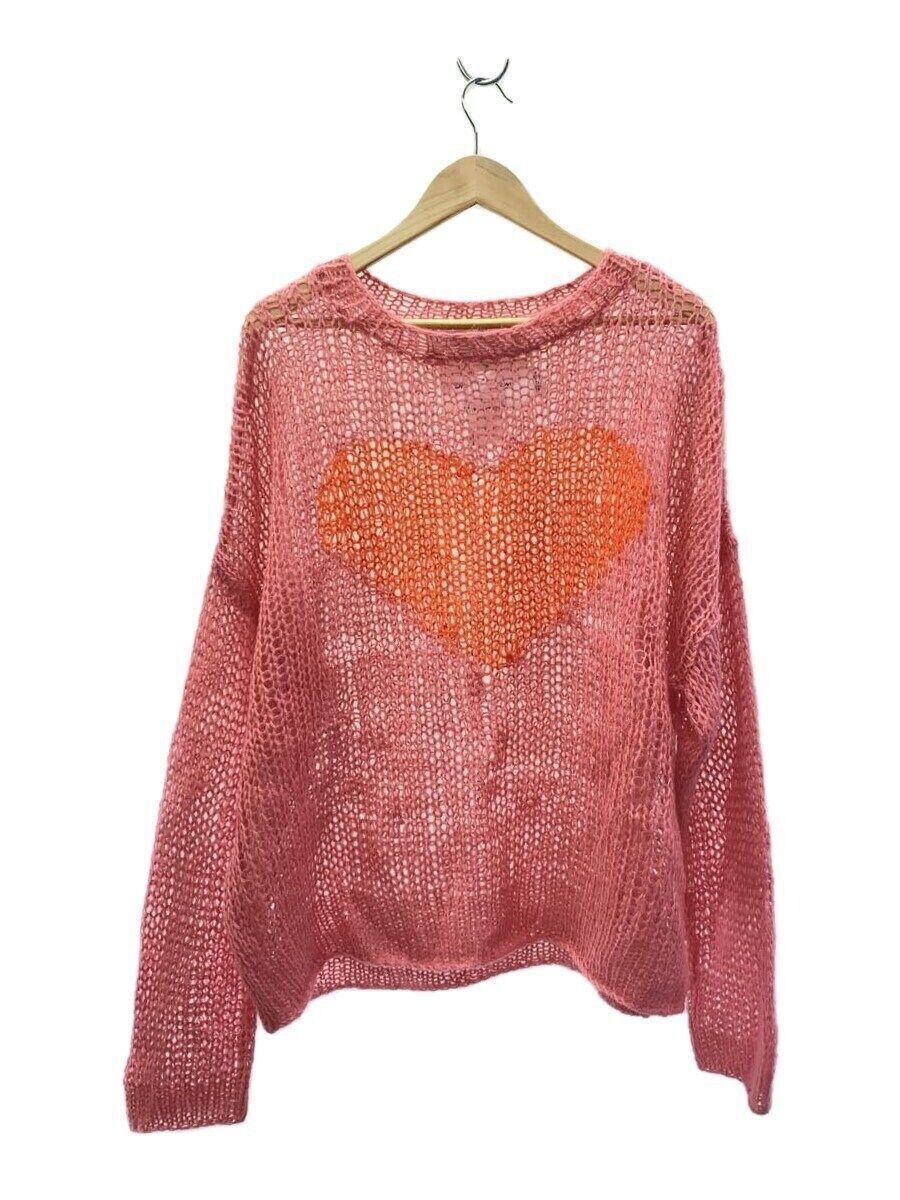 DAIRIKU KNIT SWEATER MOHAIR PULLOVER (THIN M NYLON Pink 23AW DAIRIKU KNIT SWEATER MOHAIR PULLOVER (THIN M NYLON Pink 23AW