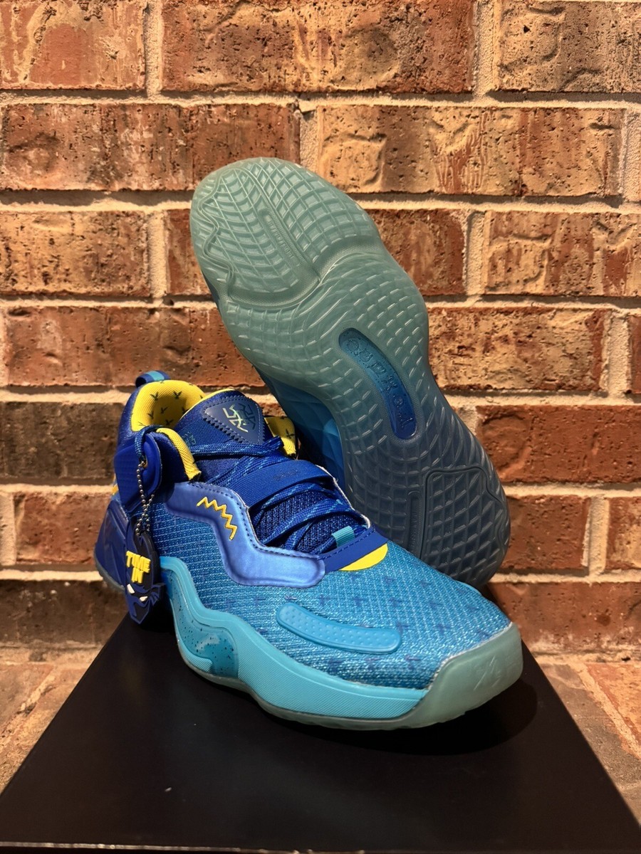 New 11 Adidas D.O.N. Issue 3 Ninja Twitch Time In Blue Bright Cyan