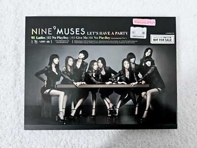 NINE MUSES Let's Have A Party Promo Album 9Muses Kpop [US SELLER