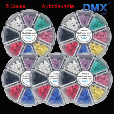 Autoclavable Dental Color Code Rings for Hygiene curacao