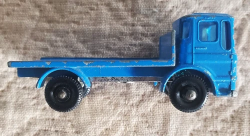 Vintage Matchbox Lesney No. 60 Site Truck Diecast Flat Bed NO Hut / Building