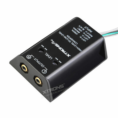 XTRONS RCA Konverter Adapter Two Channel High to Low Converter