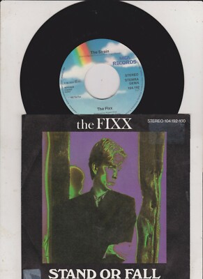 7'' 1982 THE  FIXX (RUPERT HINE ) Stand Or Fall 
