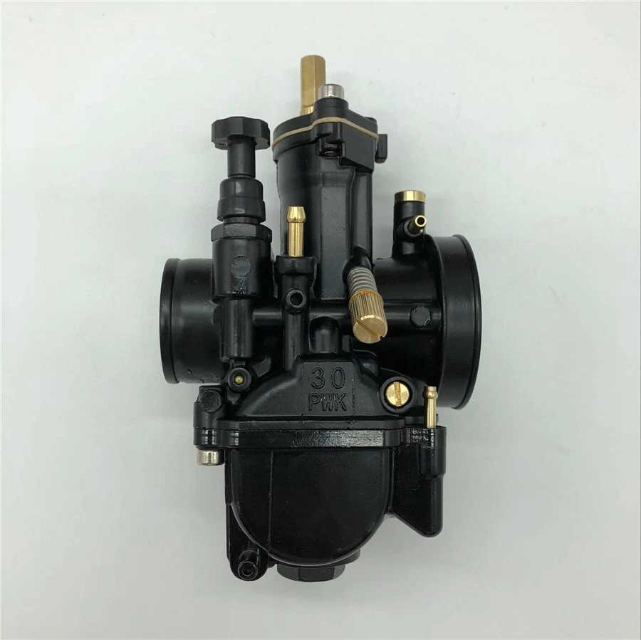 30mm Carburetor for PWK Racing Flat Side Carb Scooter ATV Go Kart PIT DIRT BIKE — 第 3/4 张图片