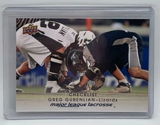 2010 Upper Deck Major League Lacrosse Greg Gurenlian #100 - Rookie Card