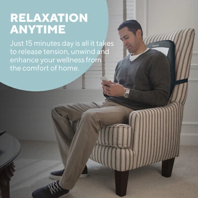 HoMedics Shiatsu Massage Chair, Full Back Heated Massager Seat, Electric