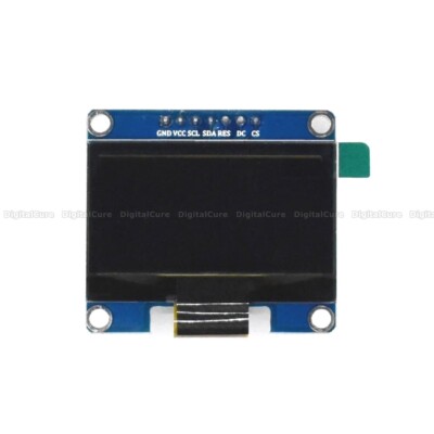 OLED 1,54 Zoll 128x64 Display – Gelb/weiß/blau, I2C/SPI, SSD1309, Getestet, Für Arduino & Raspberry Pi