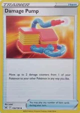 DAMAGE PUMP | UNCOMMON TRAINER ITEM | LOST ORIGIN POKEMON CARD - 156/196