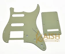 Light Cream ST Style HSS Guitar Pickguard Scratch Plate,Trem Cover,Screws