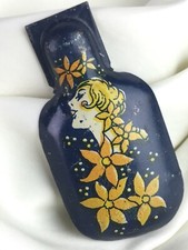 Vintage 1920's T. Cohn Tin Metal Clicker - Flapper Girl  Flowers