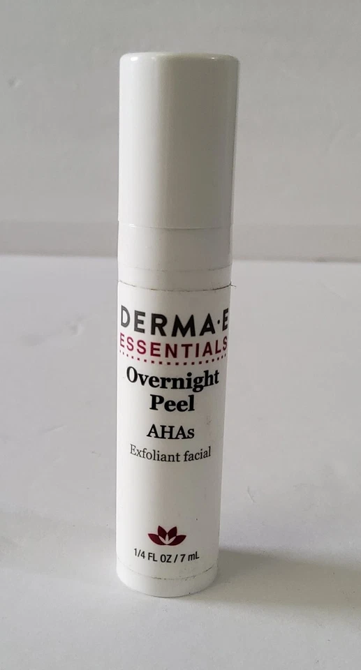 Lot Of 4- Derma-E Essentials Overnight Peel Exfoliant Facial Travel 0.25 oz/7ml - Image 2 of 3
