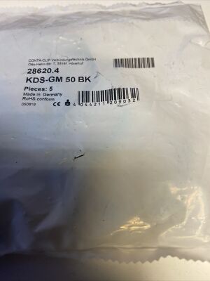Conta-Clip KDS-GM 50 BK Geteilte Gegenmutter M50 Schwarz 28620.4   5 Stück Neu