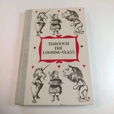 Through the Looking Glass Alice Wonderland Junior Deluxe Edition Book 1954