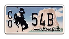 Longmire Walts Ford Bronco Co 54b Stamped Replica Prop License Plate