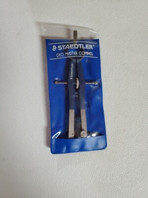 Staedtler Geo Master Compass Italy Drafting Tool Original Case Lead 556 00 WP