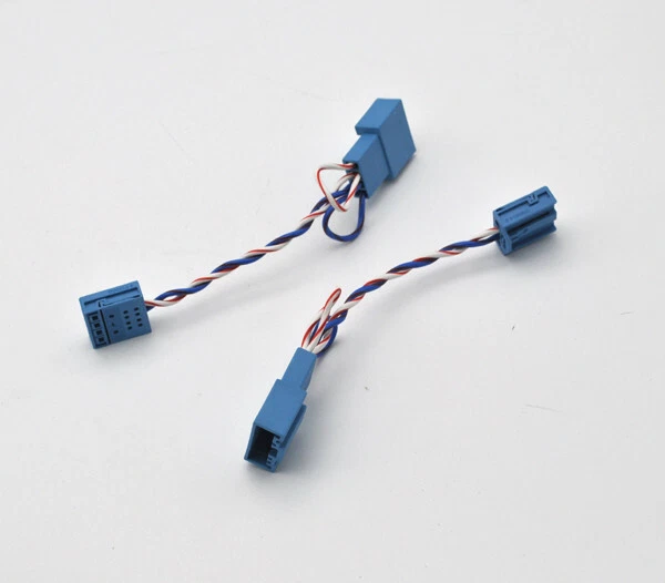 2x Underseat Subwoofer Connector Harness Pigtail cable adaptor For