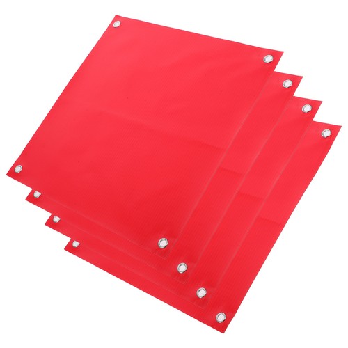  4pcs Traffic Safety Plastic Flag Pvc Warning Flags Plastic Safety Warning Flags - Zdjęcie 4 z 12