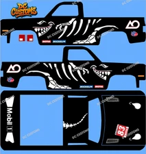 83 CHEVY SILVERADO (WHITE TONER) DECALS REXY SKELAT0N