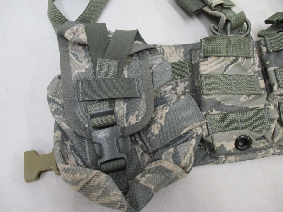 EQUIPO DE ASALTO TÁCTICO AVIADOR ABDU PLATAFORMA DE PECHO ARNÉS DE HOMBRO DIGITAL A RAYAS DE TIGRE Foto 3 de 4