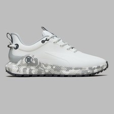 Brand New G/Fore Men's MG4 O2 Perforated Golf Shoes: Snow/Nimbus