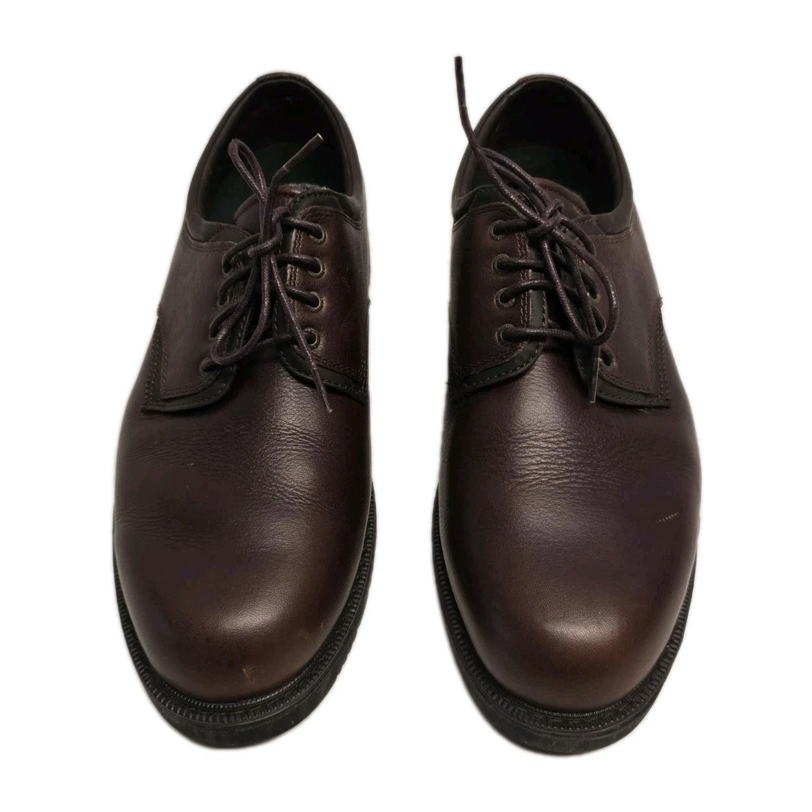 THOM BROWNE Thom McAn scarpe eleganti stringate in pelle marrone da uomo taglia 9 5