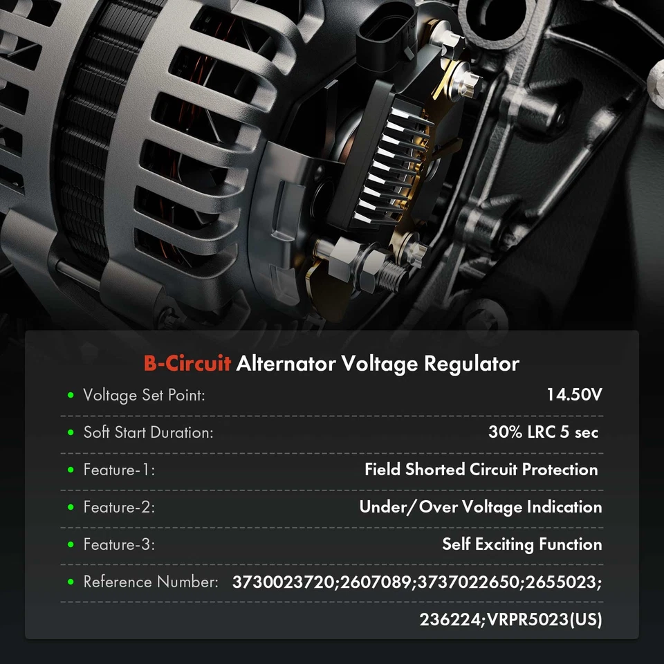 Regulador de voltaje del alternador para Hyundai Elantra Accent Tucson Kia Spectra Rio Foto 2 de 4