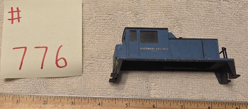 AHM - HO Engine Parts - Lot #776 – Custom B&O Switcher Shell – Used ***READ***