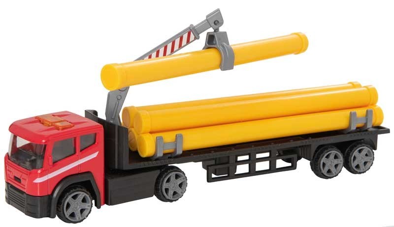 Lorry/Truck Pipes Haulage Cargo Transport Model Toy Diecast Teamsterz 1:64-1:87