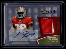 Kendall Hunter 2011 Finest Rookie Patch Autograph Auto Card /599 #RAP-KH. rookie card picture