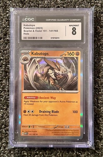 Kabutops graded CGC 8 for sale on eBay
