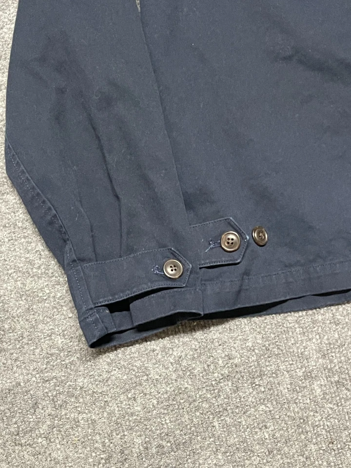 Vintage Polo Ralph Lauren Harrington Bomber Jacket Youth Large Blue Pockets Zip - Image 3 of 4