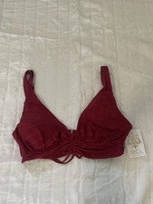 Red BECCA Swimwear bikini top LRG D