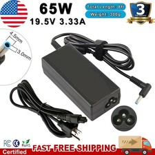 New 65W AC Adapter Charger Power Cord For HP Pavilion 15 Series Laptop Blue tip