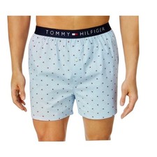 Tommy Hilfiger Woven Boxer Micro Flag Ice Men's Underwear Size Medium New
