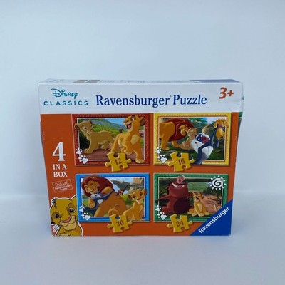 Ravensburger Lion King 4-in-a-Box Kids Puzzles 12/16/20/24pc Multi