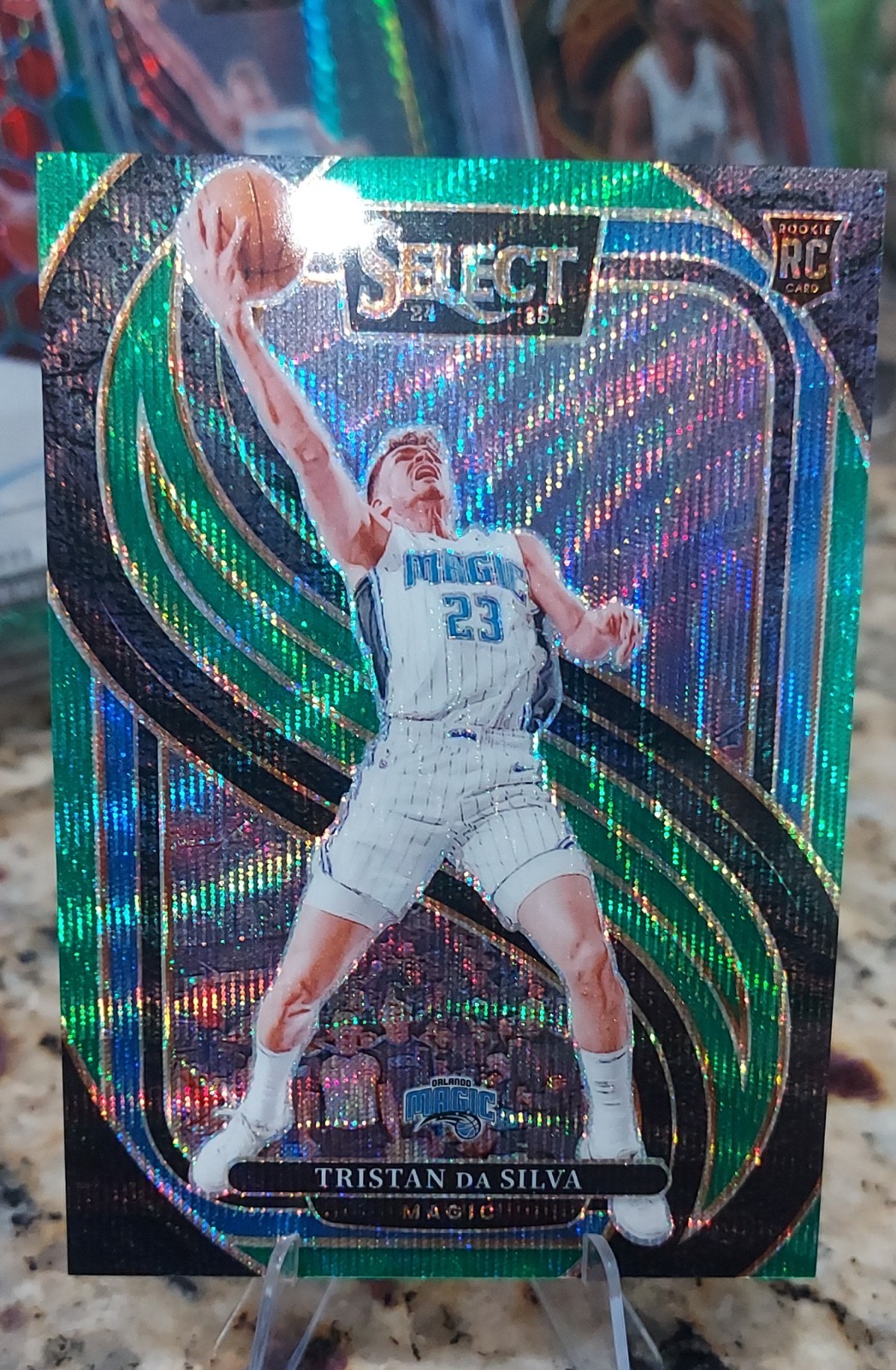 2024-25 Panini Select Premier Level Tristan da Silva #167 Green Wave Prizm /50