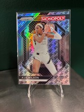 2024 PANINI WNBA MONOPOLY PRIZM A'JA WILSON GO SILVER PRIZM #WNBA3