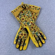 Long Gardening Garden Gloves,Thorn-proof Puncture Resistance Sunflower Sz XL