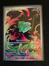 Bulbasaur Mega Evolution Stamped Illustration Card 133/132 Rare Pokémon