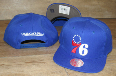 Mitchell & Ness Philadelphia 76ers Hardwood Classics Snapback Hat Cap size Men's