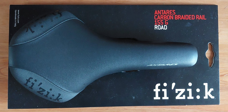 Fizik Antares Braided Black Saddle Carbon Rails Lightweight