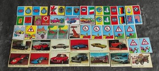 AMERICANA SAMMELBILD AUTO PARADE 1974 Verkehrszeichen