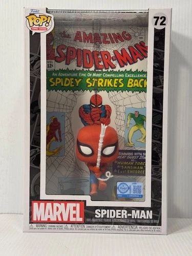 Spider-Man Marvel Funko Pop! #72 Comic Cover Amazing Spider-Man Funko Exclusive