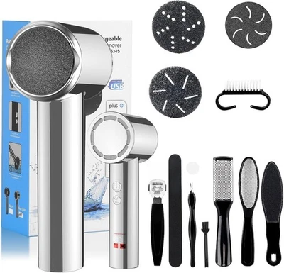 ‎PKBD PKBD Hornhautentferner Elektrisch Elektrischer Hornhaut Entfernen Fusspflege Set