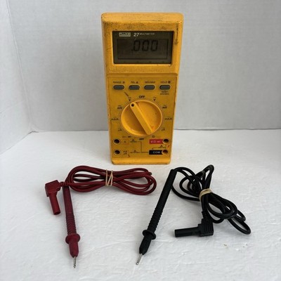 FLUKE 27 Digital Multimeter with Leads Tested