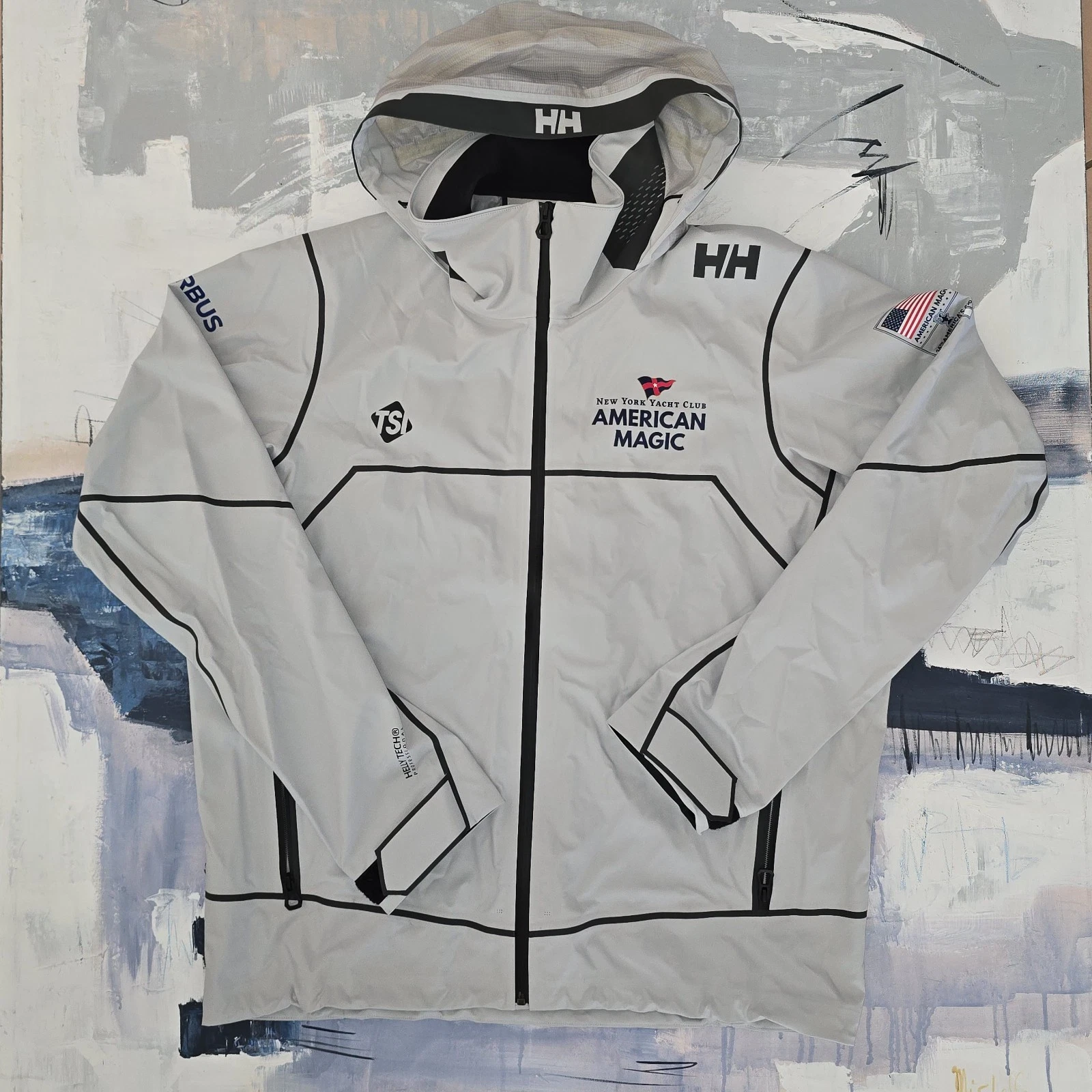 Helly Hansen XL HP FOIL PRO JACKET Hooded Mens NY Yacht American Magic Sailing